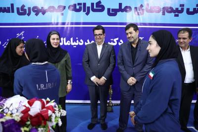 مراسم افتتاح مركز آموزش كاراته با حضور وزير ورزش و جوانان 