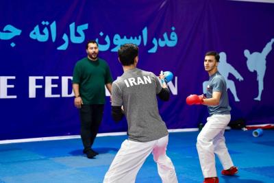 تمرينات ملي پوشان كاراته كشورمان در مركز آموزش تيم هاي ملي