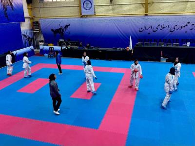 گزارش تصويري از تمرينات تيم ملي كاراته بانوان پيش از اعزام به رقابت هاي قهرماني آسيا