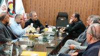ديدار فروردين، نماينده و رئيس فراكسيون ورزش مجلس شوراي اسلامي با رئيس فدراسيون كاراته