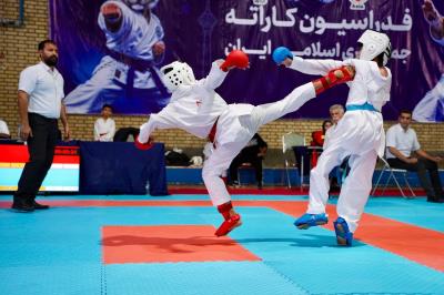 گزارش تصويري از روز اول مرحله دوم ليگ كاراته وان ايران / شهريار ، تهران 