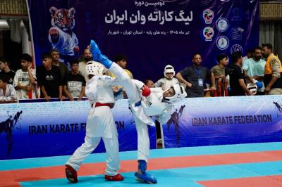 گزارش تصويري از روز اول مرحله دوم ليگ كاراته وان ايران / شهريار ، تهران 