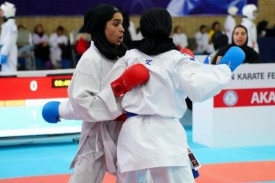 گزارش تصويري از روز اول دومين مرحله ليگ كاراته وان دختران در شهريار