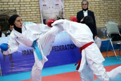 گزارش تصويري از روز دوم دومين مرحله ليگ كاراته وان دختران در شهريار