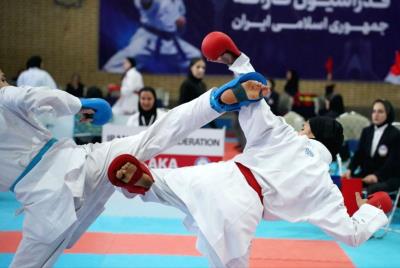 گزارش تصويري از روز دوم دومين مرحله ليگ كاراته وان دختران در شهريار