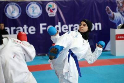 گزارش تصويري از روز دوم دومين مرحله ليگ كاراته وان دختران در شهريار