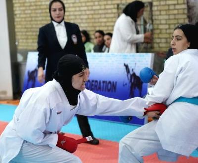 گزارش تصويري از روز دوم دومين مرحله ليگ كاراته وان دختران در شهريار