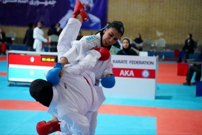 گزارش تصويري از روز دوم دومين مرحله ليگ كاراته وان دختران در شهريار