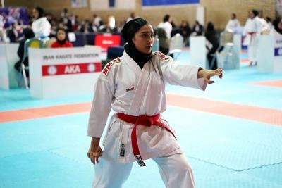 گزارش تصويري از روز سوم دومين مرحله ليگ كاراته وان دختران در شهريار